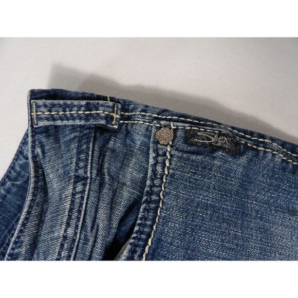 Silver Jeans Suki Surplus Sz 28x32 Y2K Grunge Rockabilly Thick Stitch Boot Cut - Picture 15 of 16